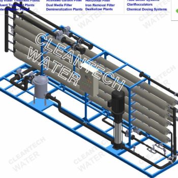 Installed reverse osmosis plant in India